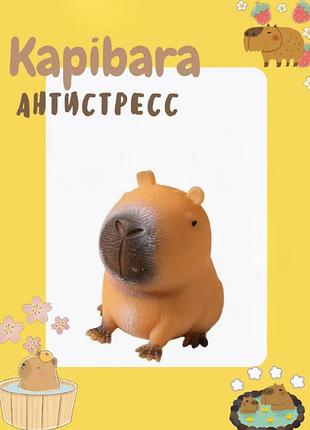 Игрушка антистресс капибара capybara сквиш таба мялка 8 см