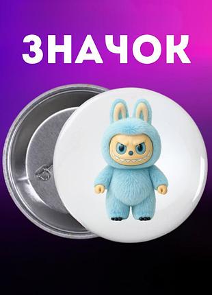 Значек лабубу labubu the monsters монстр на булавке на рюкзак 44 мм 1 шт