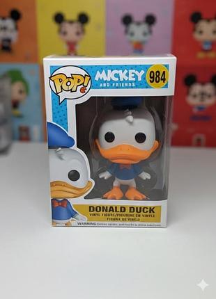 Фігурка дональд дак donald duck міккі маус та його друзі mickey mouse disney дісней pop поп дитяча іграшка 10 см №984