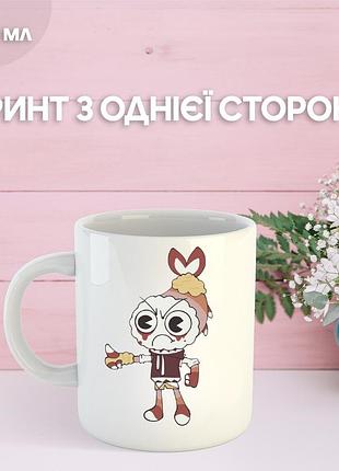 Кружка в мире дэнди (денди) roblox dandy's world с принтом керамическая чашка 330 мл