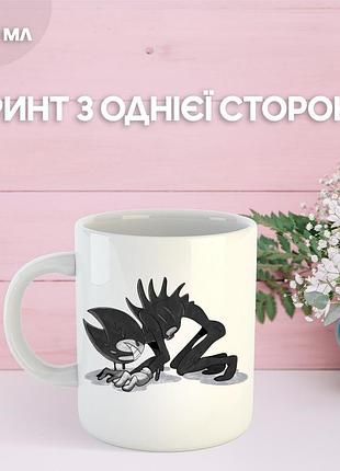 Кружка бенді та чорнильна машина з принтом керамічна чашка bendy and the ink machine 330 мл