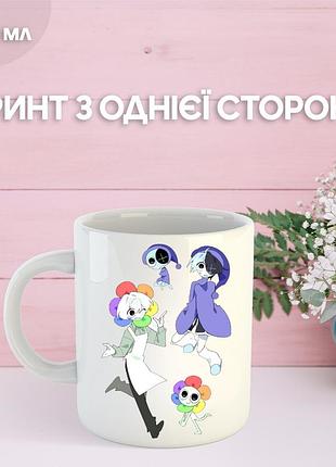 Кружка у світі денді roblox dandy's world з принтом керамічна чашка 330 мл