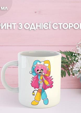 Кружка в мире дэнди (денди) roblox dandy's world с принтом керамическая чашка 330 мл