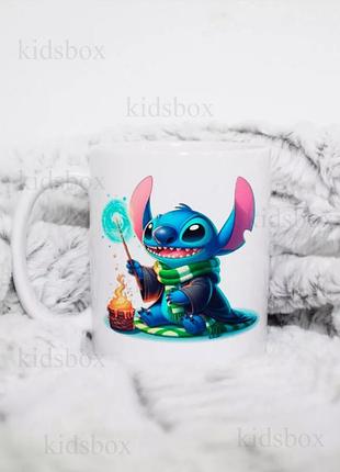 Кружка лило и стич с принтом керамическая чашка lilo and stitch 330 мл
