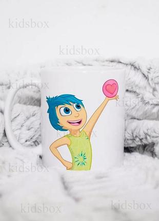 Кружка мыслями наизнанку головоломка с принтом керамическая чашка inside out 330 мл