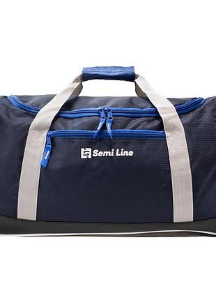 Сумка дорожная semi line 40 navy/blue (a3043-1)