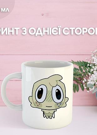 Кружка в мире дэнди (денди) roblox dandy's world с принтом керамическая чашка 330 мл