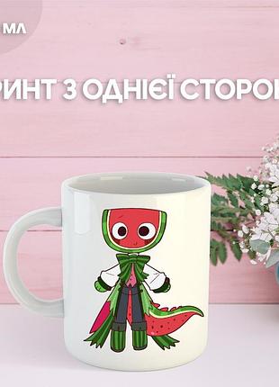 Кружка в мире дэнди (денди) roblox dandy's world с принтом керамическая чашка 330 мл