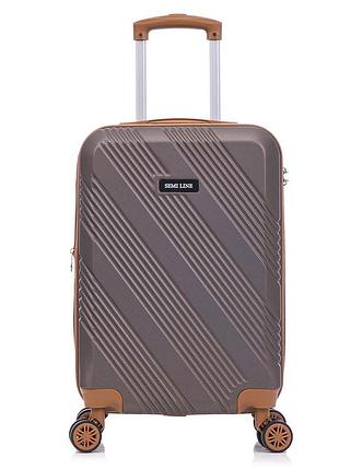Дорожный чемодан semi line 20" (s) brown (t5850-1)