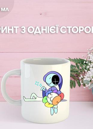 Кружка у світі денді roblox dandy's world з принтом керамічна чашка 330 мл