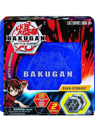 Набор bakugan battle planet кейс для бакуганов и бакуган гидориус аквас оригинал spin master