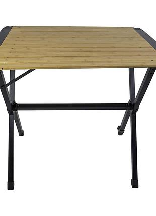 Стол туристический раскладной bo-camp maryland m 80x63 cm bamboo brown (1404643)