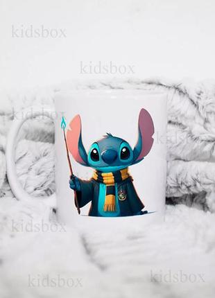 Кружка ліло і стіч з принтом керамічна чашка lilo and stitch 330 мл