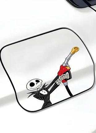 Автомобильная наклейка 3d кошмар перед рождеством джек скеллингтон jack skellington 10x10см