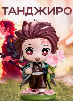 Фигурка танджиро камадо тандзиро клинок рассекающий демонов demon slayer tanjiro kamado игрушка аниме 8,5 см