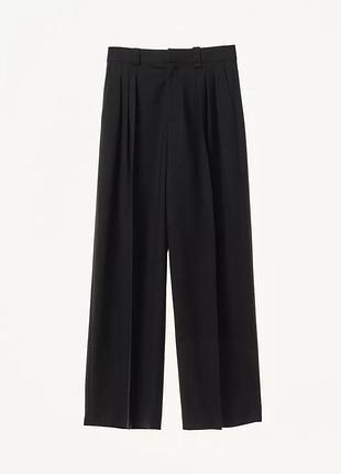 Брюки из шерстяной смеси со слисками willy chavarria x zara