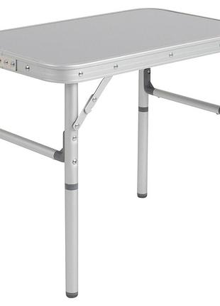 Стол туристический алюминиевый bo-camp premium 56x34 cm grey, водостойкая и термостойкая столешница