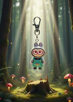 Брелок лабубу labubu the monsters дитячий на рюкзак, ключі 3 см
