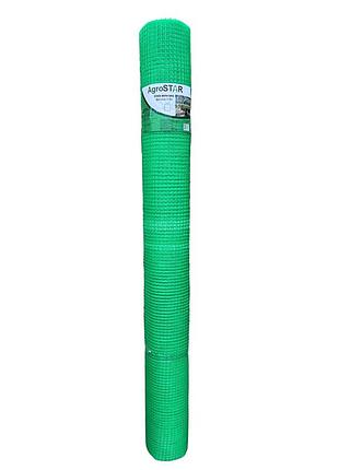 Сітка вольєрна 12*14"agrostar"1.5*100 м (зелена)