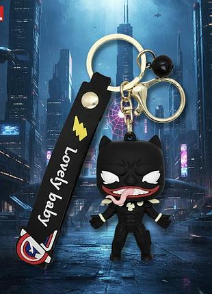 Брелок веном venom дитячий на рюкзак, ключі іграшка антистрес 6 см