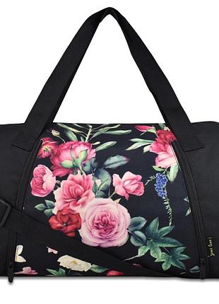 Сумка дорожная 45 semi line black print