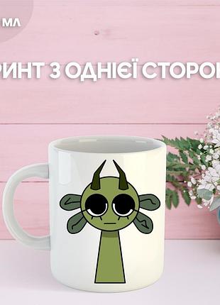 Кружка спрунки sprunki с принтом керамическая чашка 330 мл