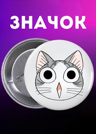Значек милый дом чи манга жизнь одной кошки chi's sweet home на булавке на рюкзак 44 мм 1 шт