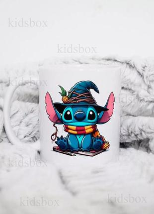 Кружка лило и стич с принтом керамическая чашка lilo and stitch 330 мл