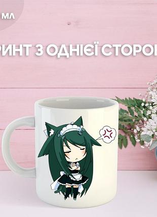 Кружка песня саи с принтом керамическая чашка saya no uta 330 мл