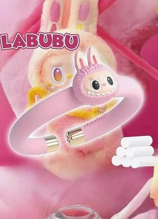Браслет лабубу labubu защита от комаров детский розовый