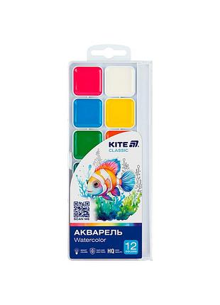 Краски акварельные 12 цв. kite classic (k-061)