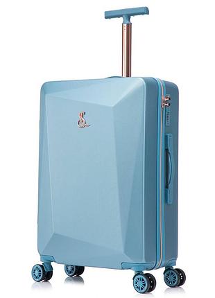 Дорожный чемодан semi line 24" (m) light blue (t5913-2)