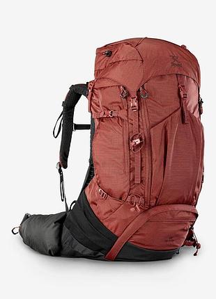 Женский туристический рюкзак для трекинга simond mt500 (55л + 10л) 70x35x35см красный