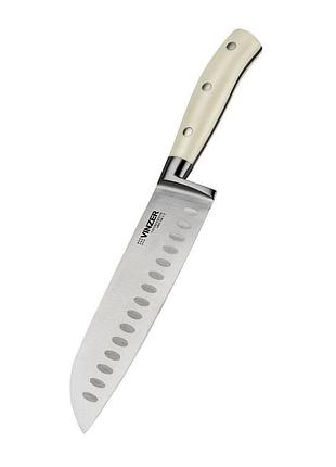 Нож сантоку vinzer ivory line 17.7 см (50276)
