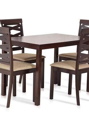 Комплект бруклин (1+4) тем.орех dark walnut