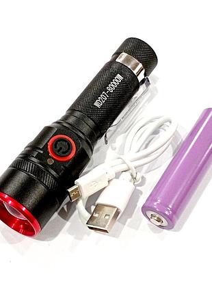 Ручной фонарь police bl-736a, rb207, 18650, t6, zoom, зу usb modern home style
