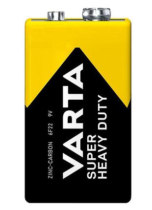 Батарейка varta super heavy dury крона 6f22/ 9v / техника / солевая цена за 1шт , продажа по блистерам modern home style