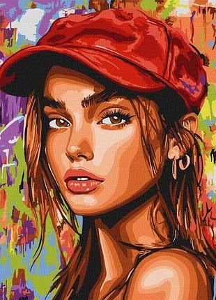 Картина за номерами - сучасна червона шапочка ©art_selena_ua