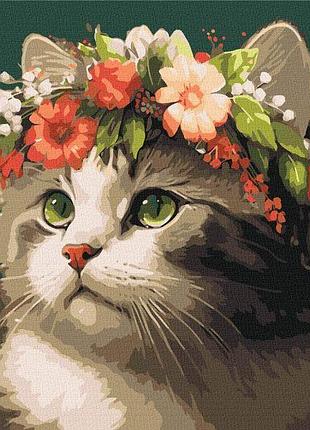 Картина по номерам - весенний венок ©art_selena_ua