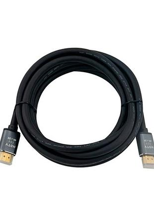 Кабель hdmi - hdmi 1.5м v2.0 4k 3d позолоченный грубый, premium