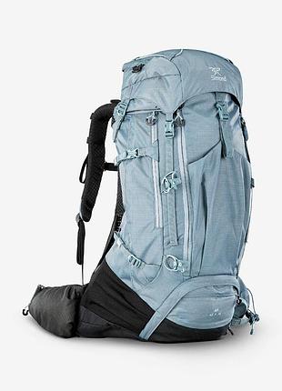 Женский туристический рюкзак для трекинга simond mt500 air (45л + 10л) 65 x 35 x 30см голубой