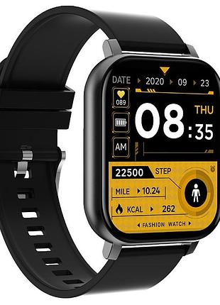 Смарт-годинник smart watch y13 bluetooth чорний, встановлення власного фону