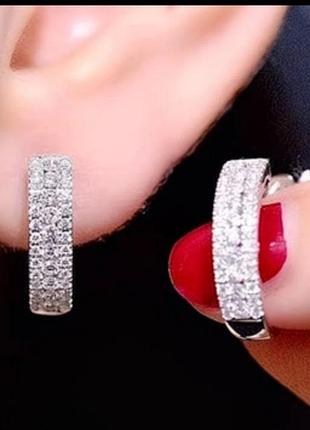 Серебряные серьги
