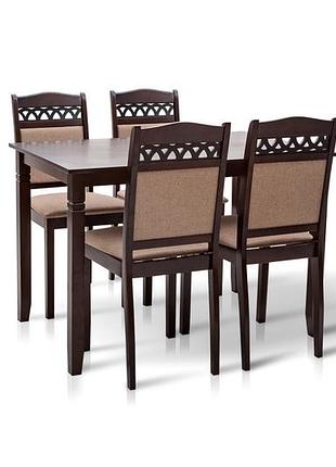 Комплект бродвей (1+4) тем.горіх dark walnut 3