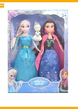 Rest куклы эльза и анна 28 см с олафом frozen игровой набор для детей от 3 лет сказочные персонажи
