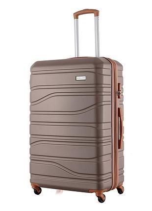 Дорожный чемодан semi line 28" (l) graphite/brown (t5689-3)