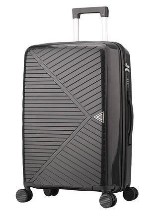 Дорожный чемодан semi line 24" (l) black (t5826-3)