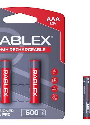 Аккумулятор rablex hr03/aaa ni-mh 600mah 1.2v 1 шт. цена за 1шт , продажа по блистерам modern home style