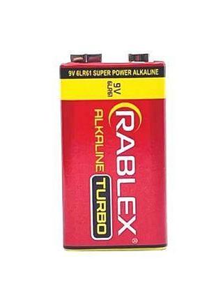 Батарейка rablex крона 6f22 / 9v / alkaline / turbo/ без блистера цена за 1шт , продажа по блистерам modern home style