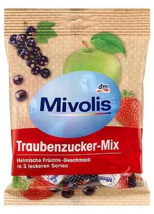 Декстрозные конфеты mivolis traubenzucker-mix, 37 шт, 100 г, от dm